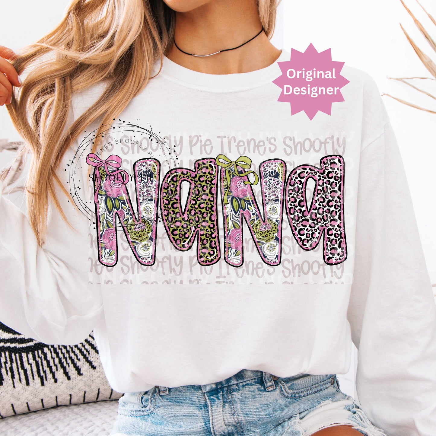 Coquette Flroal Nana PNG