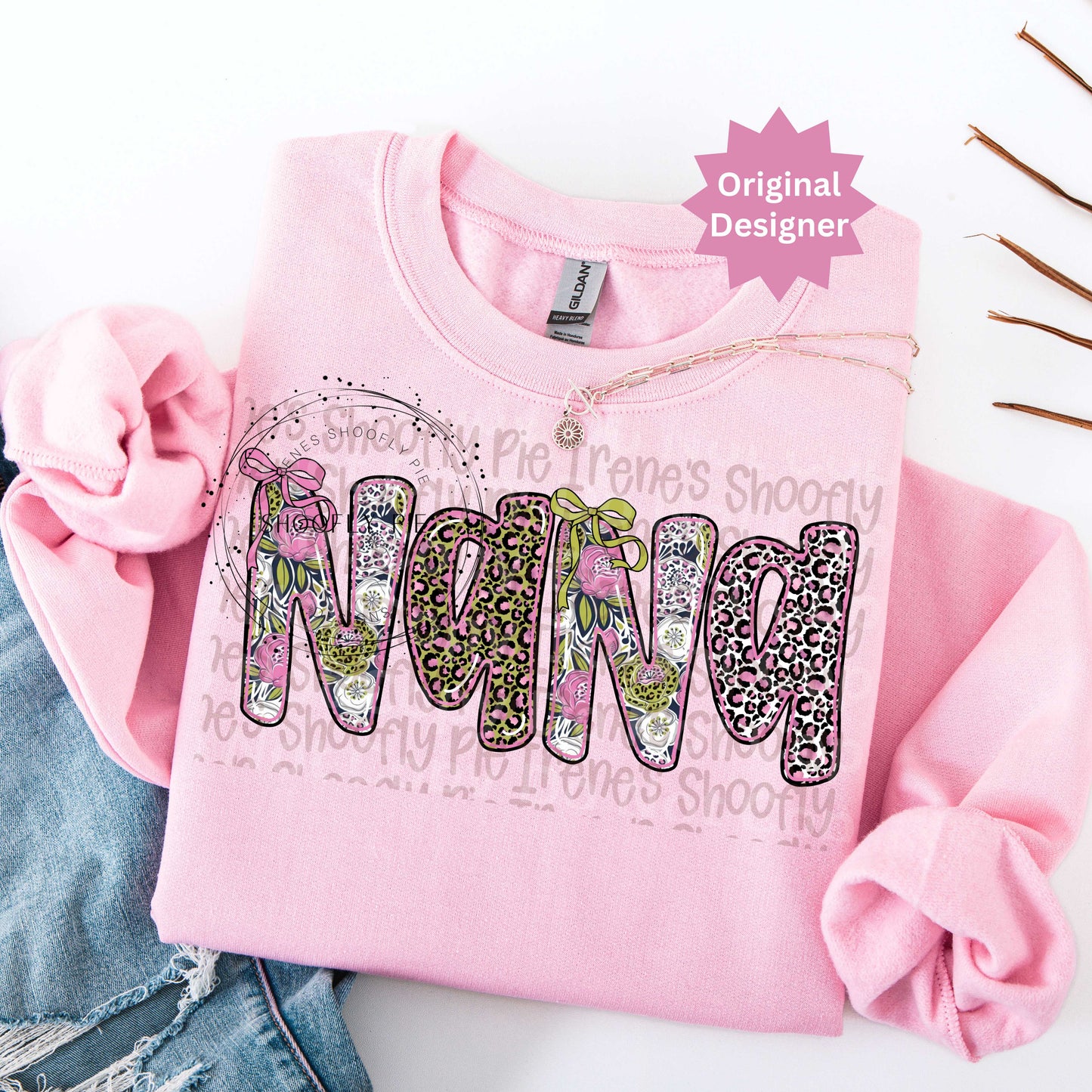 Coquette Flroal Nana PNG