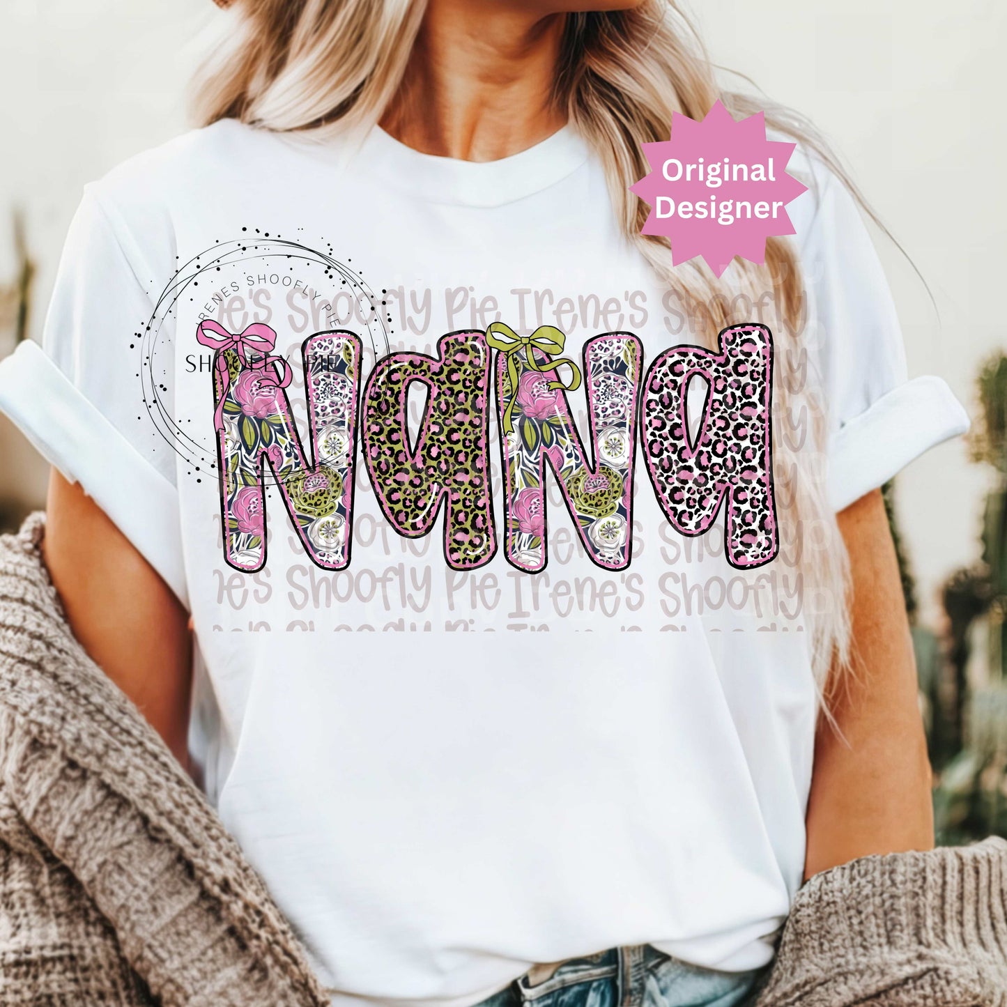 Coquette Flroal Nana PNG