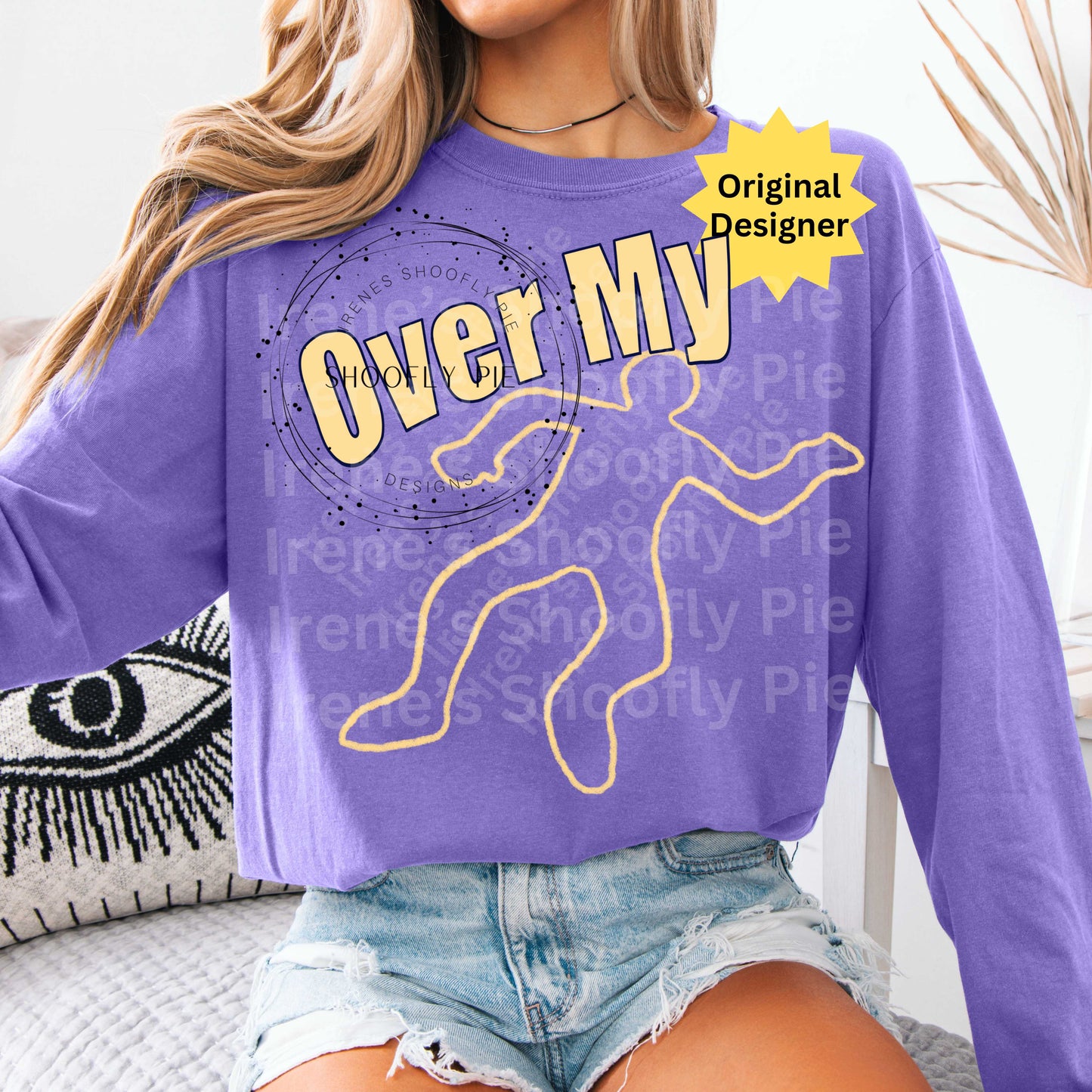 Over My Dead Body Funny PNG