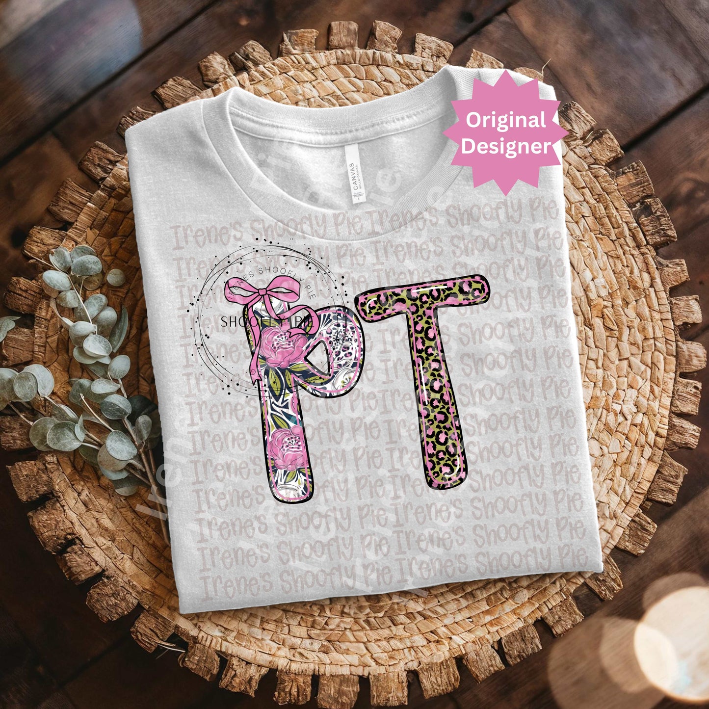 Retro Floral Physical Therapist PNG