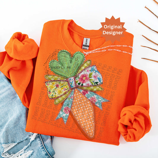 Patchwork Coquette Carrot PNG