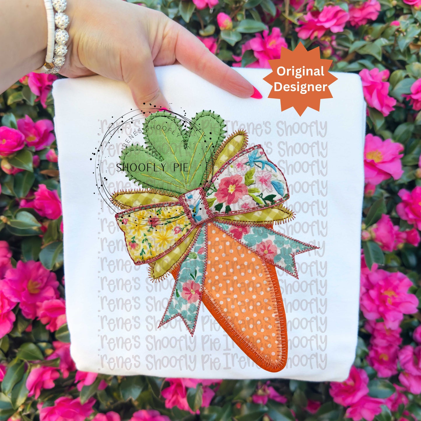 Patchwork Coquette Carrot PNG