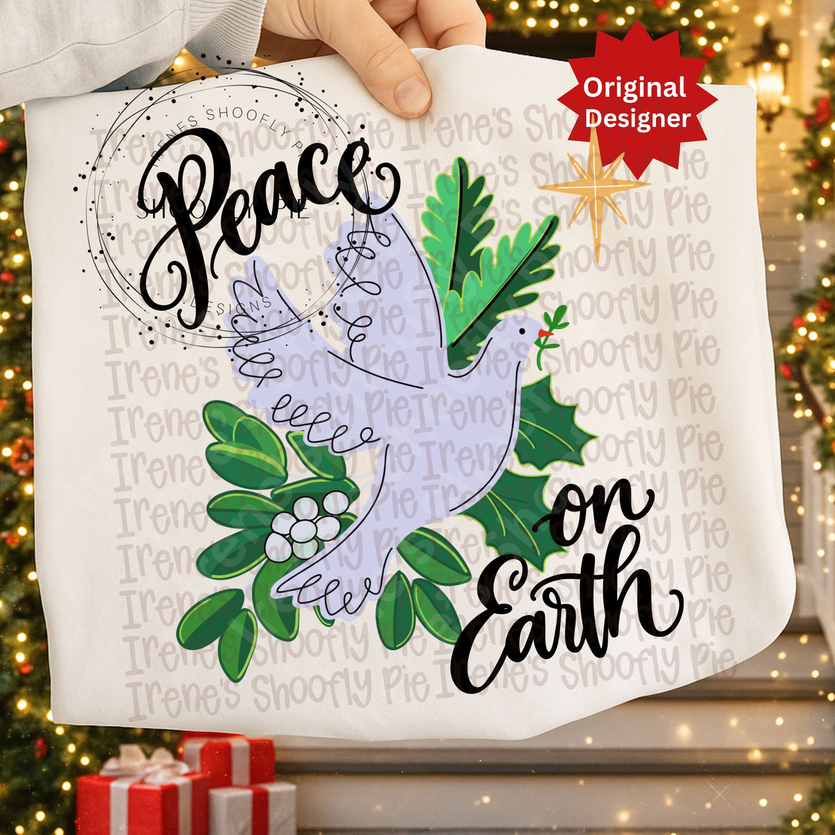 Christian Christmas Peace On Earth PNG