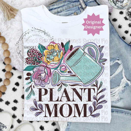Retro Spring Summer Plant Mom PNG