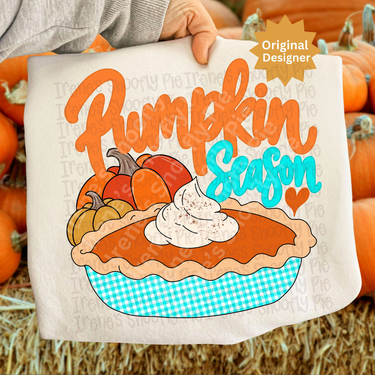Fall Pumpkin Pie Season PNG