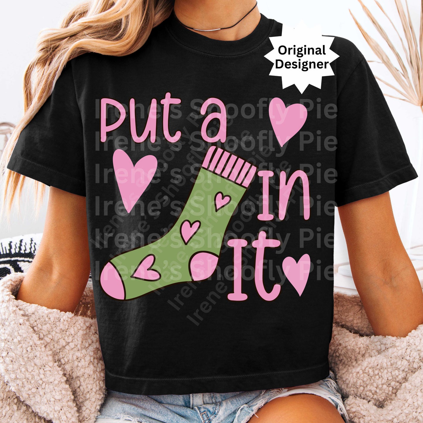 Funny Sarcastic PNG - Put A Sock In it PNG