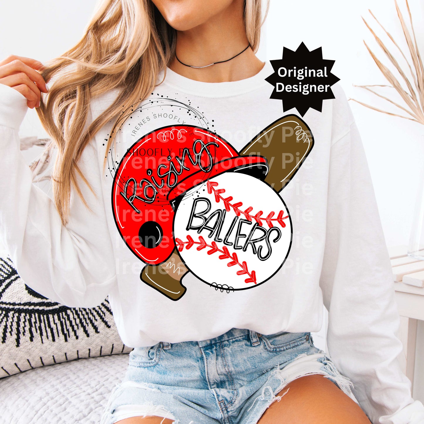 Raising Ballers Baseball PNG