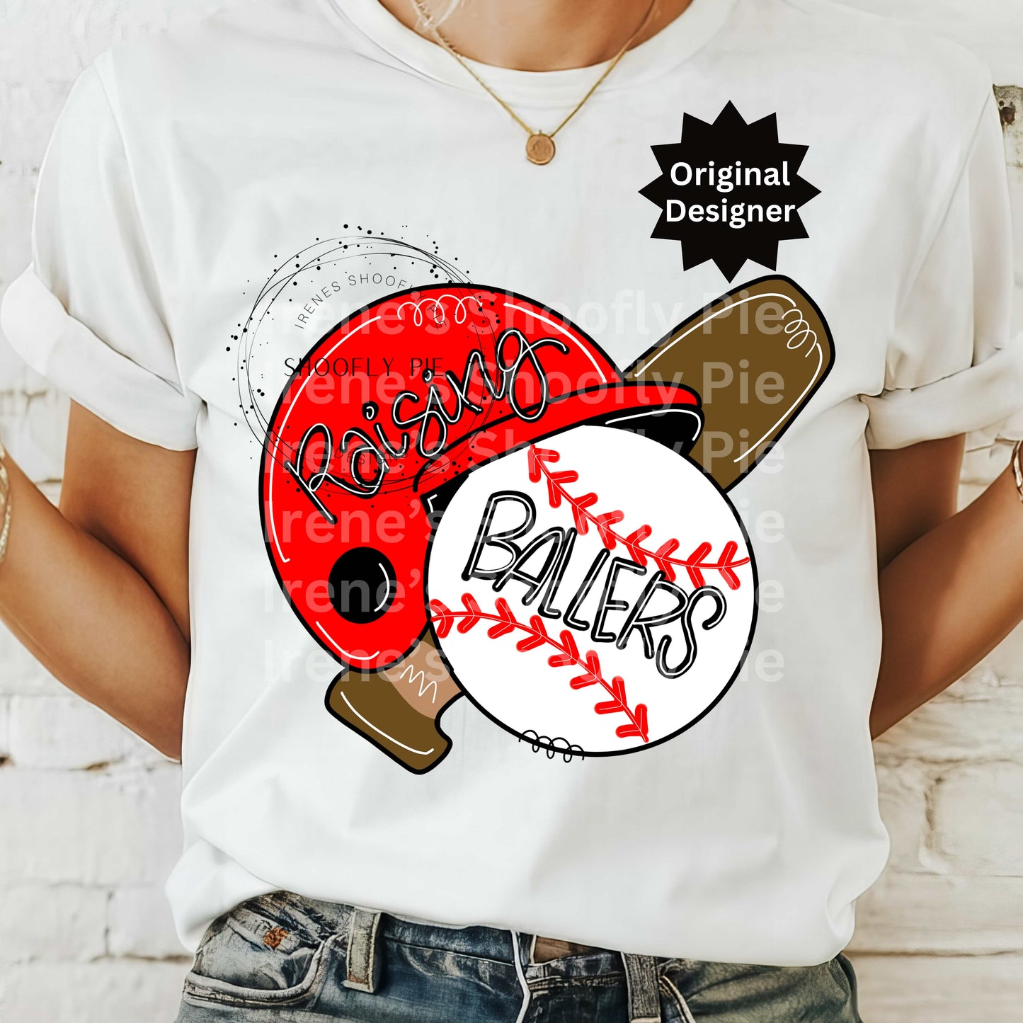 Raising Ballers Baseball PNG