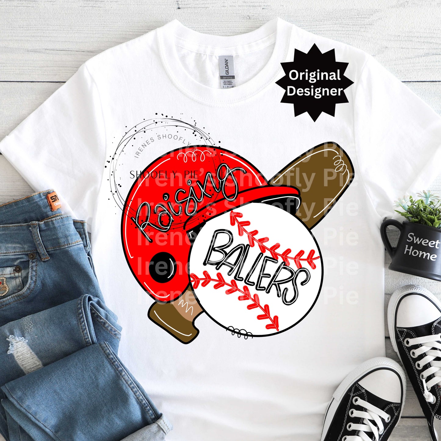 Raising Ballers Baseball PNG