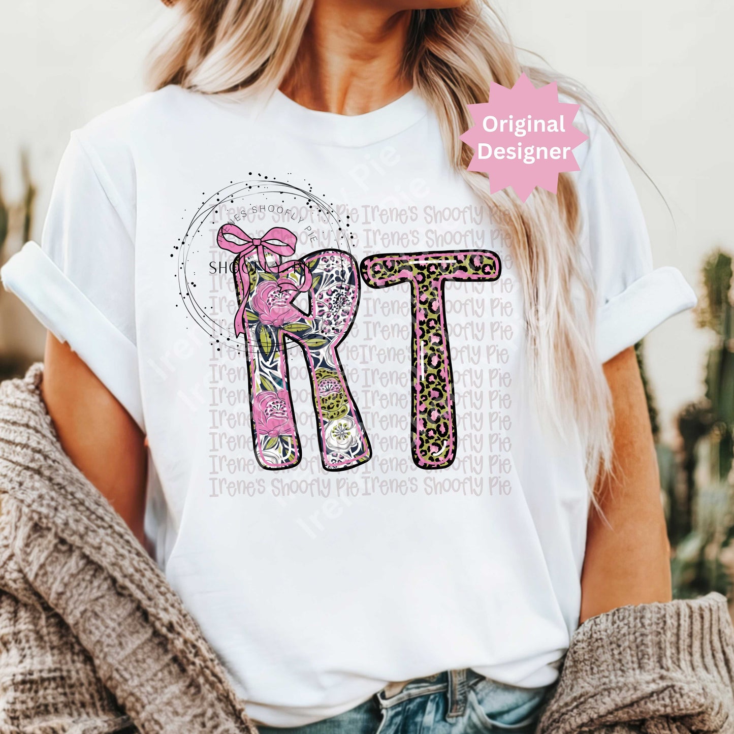 Retro Floral Respiratory Therapist PNG Design