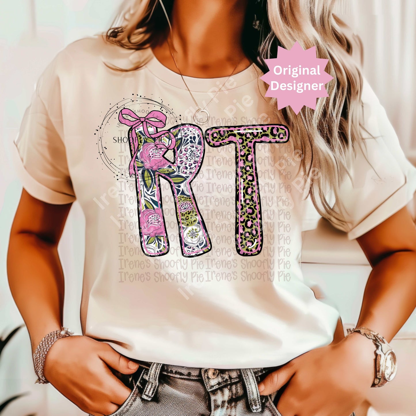 Retro Floral Respiratory Therapist PNG Design