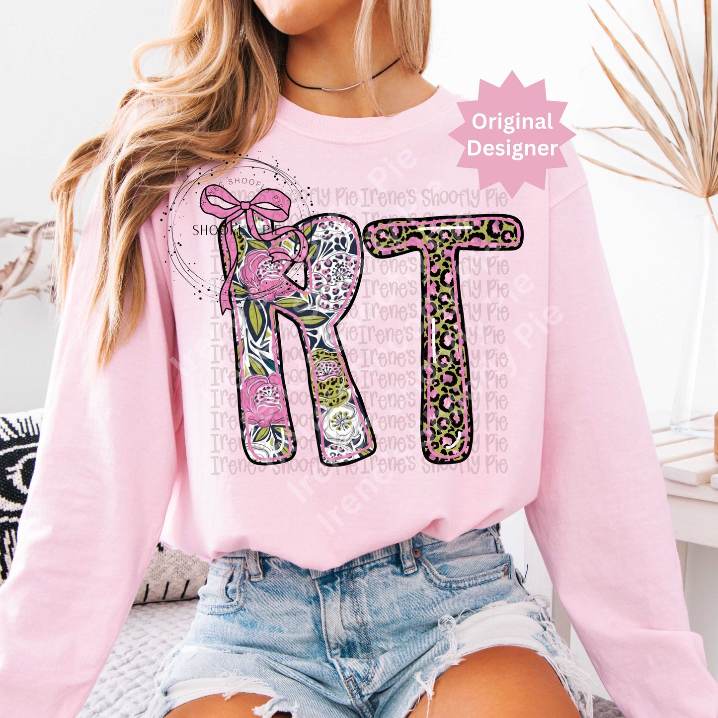 Retro Floral Respiratory Therapist PNG Design