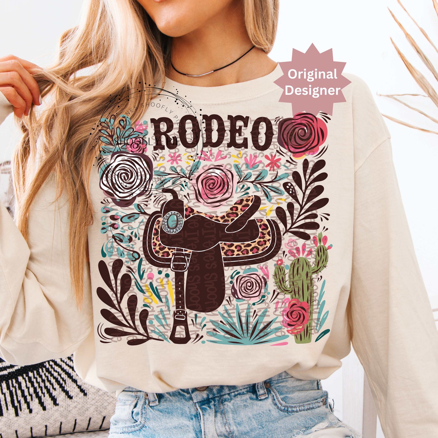 Western Floral Rodeo PNG