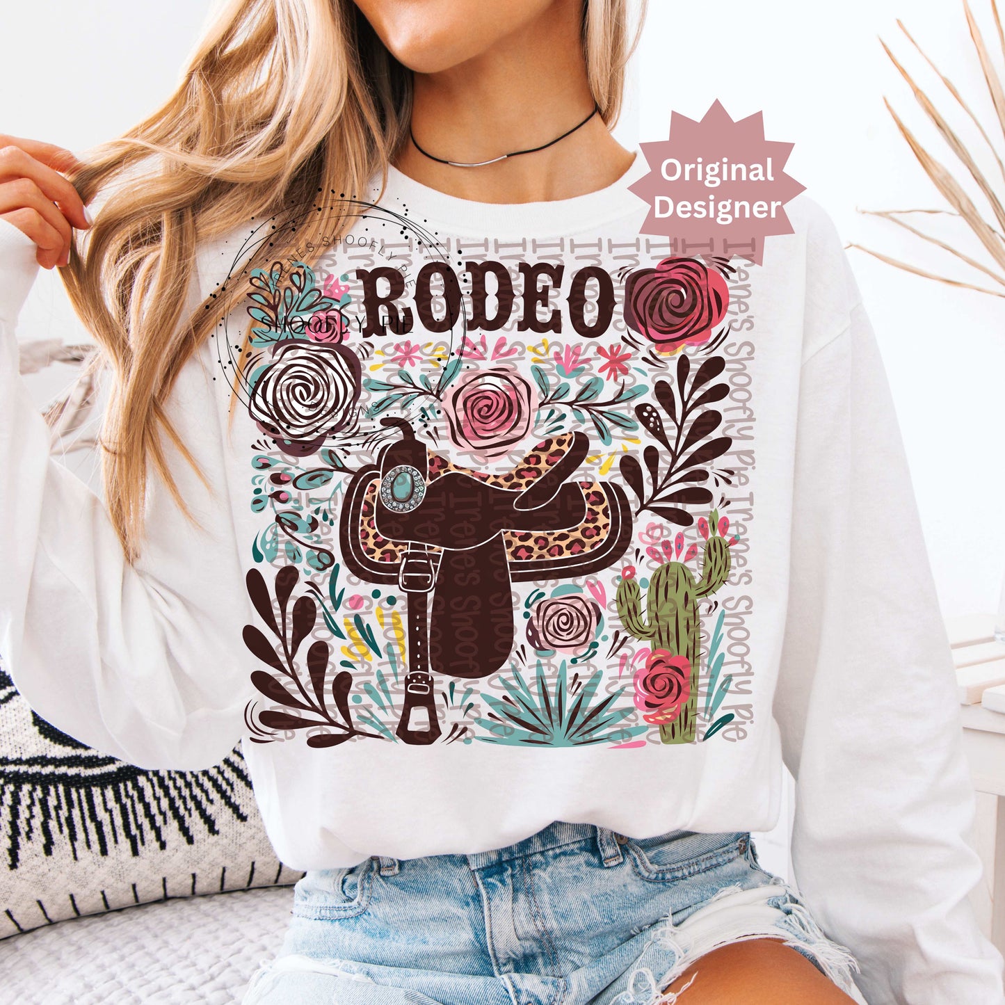 Western Floral Rodeo PNG