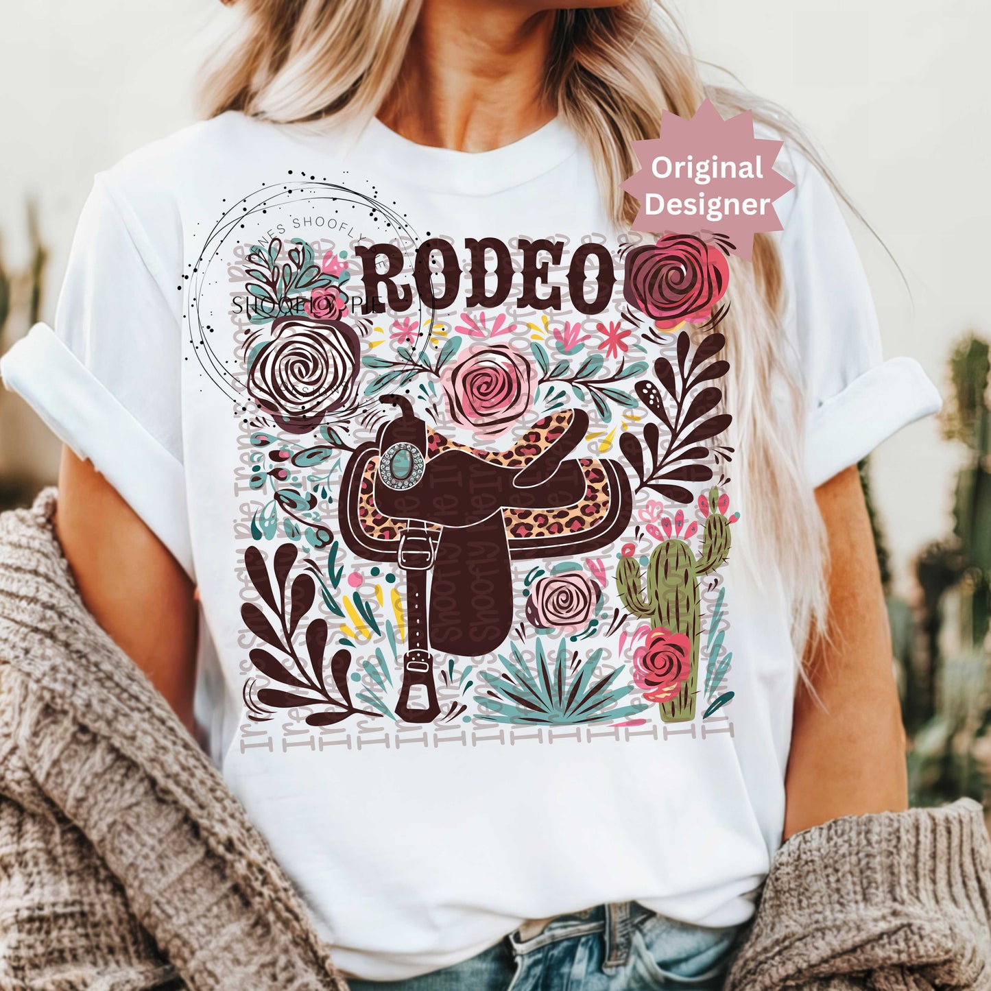 Western Floral Rodeo PNG