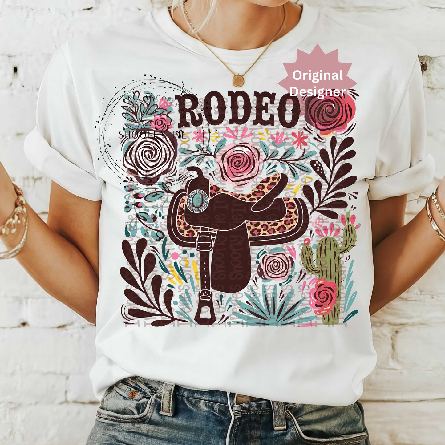 Western Floral Rodeo PNG