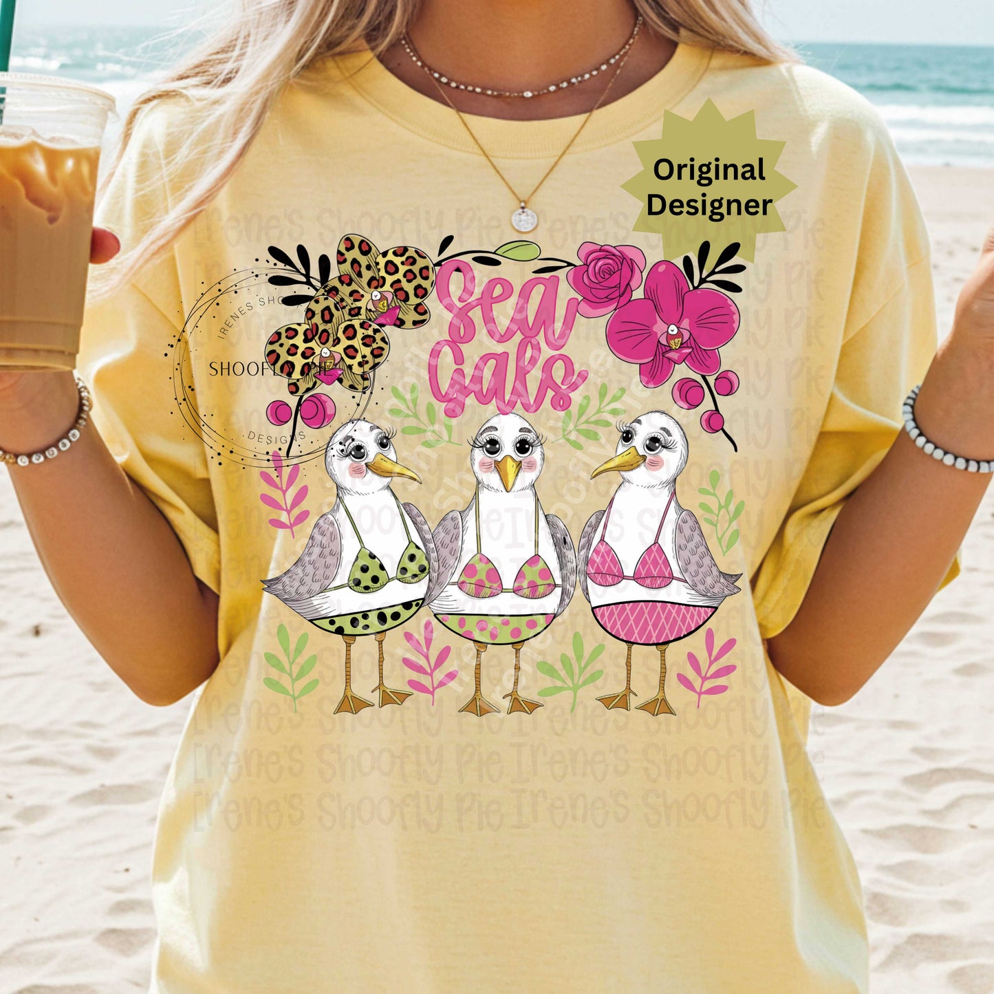 Funny Summer Sea Gals PNG