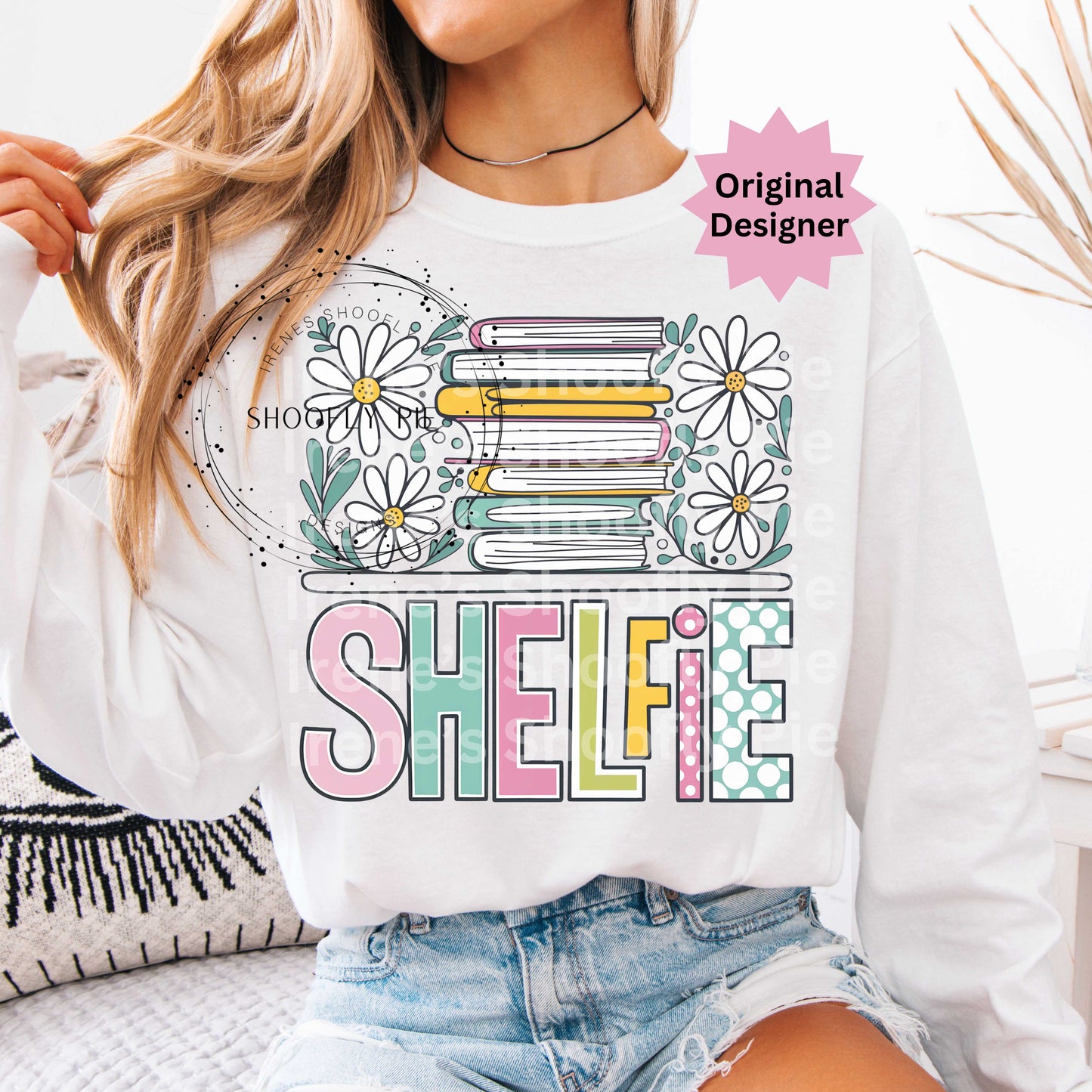 Shelfie Book Lover PNG - Librarian T-shirt Design