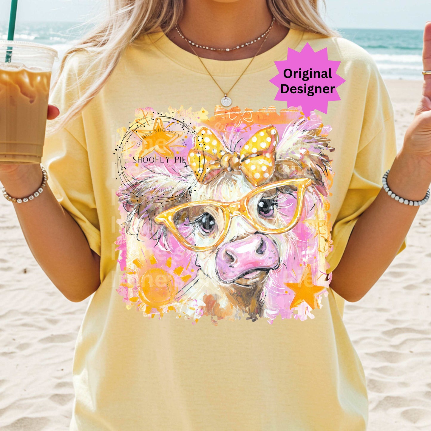 Summer Cow PNG