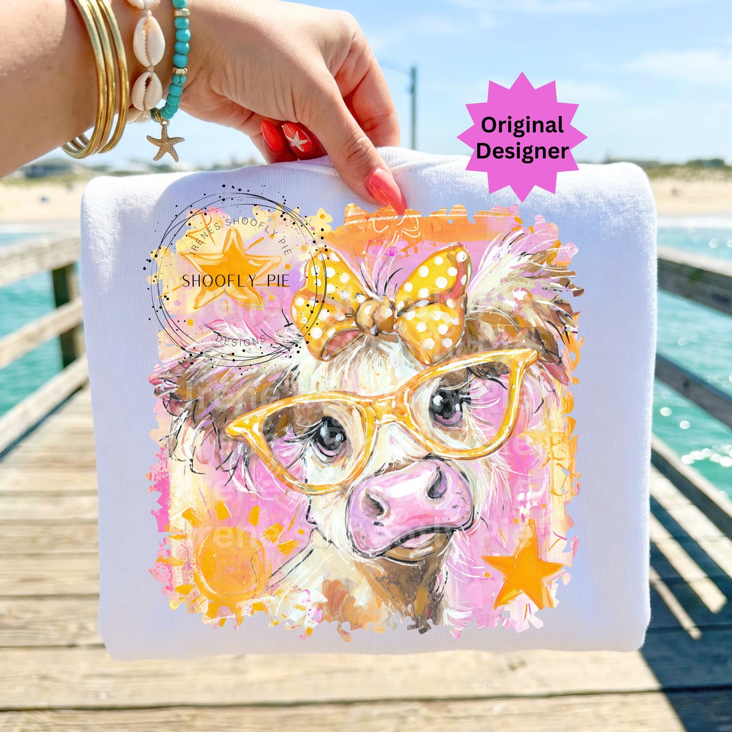 Summer Cow PNG