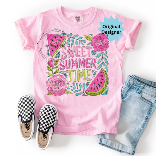 Floral Sweet Summer Time PNG