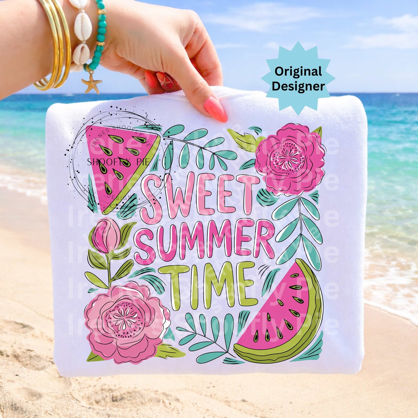 Floral Sweet Summer Time PNG