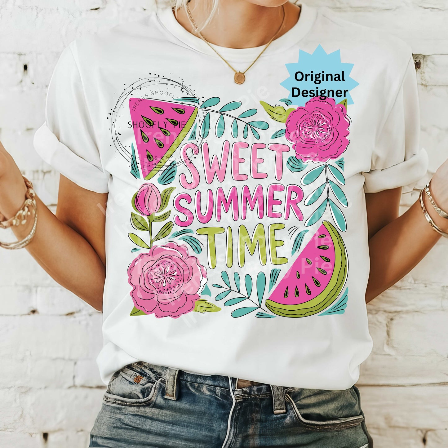 Floral Sweet Summer Time PNG