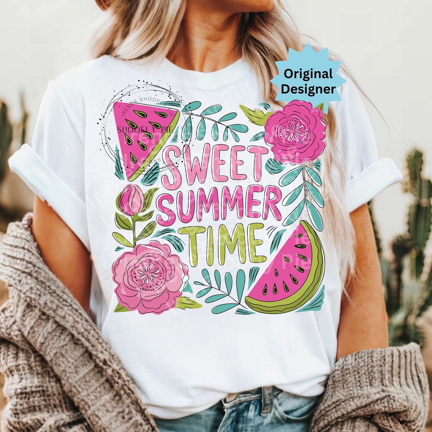 Floral Sweet Summer Time PNG