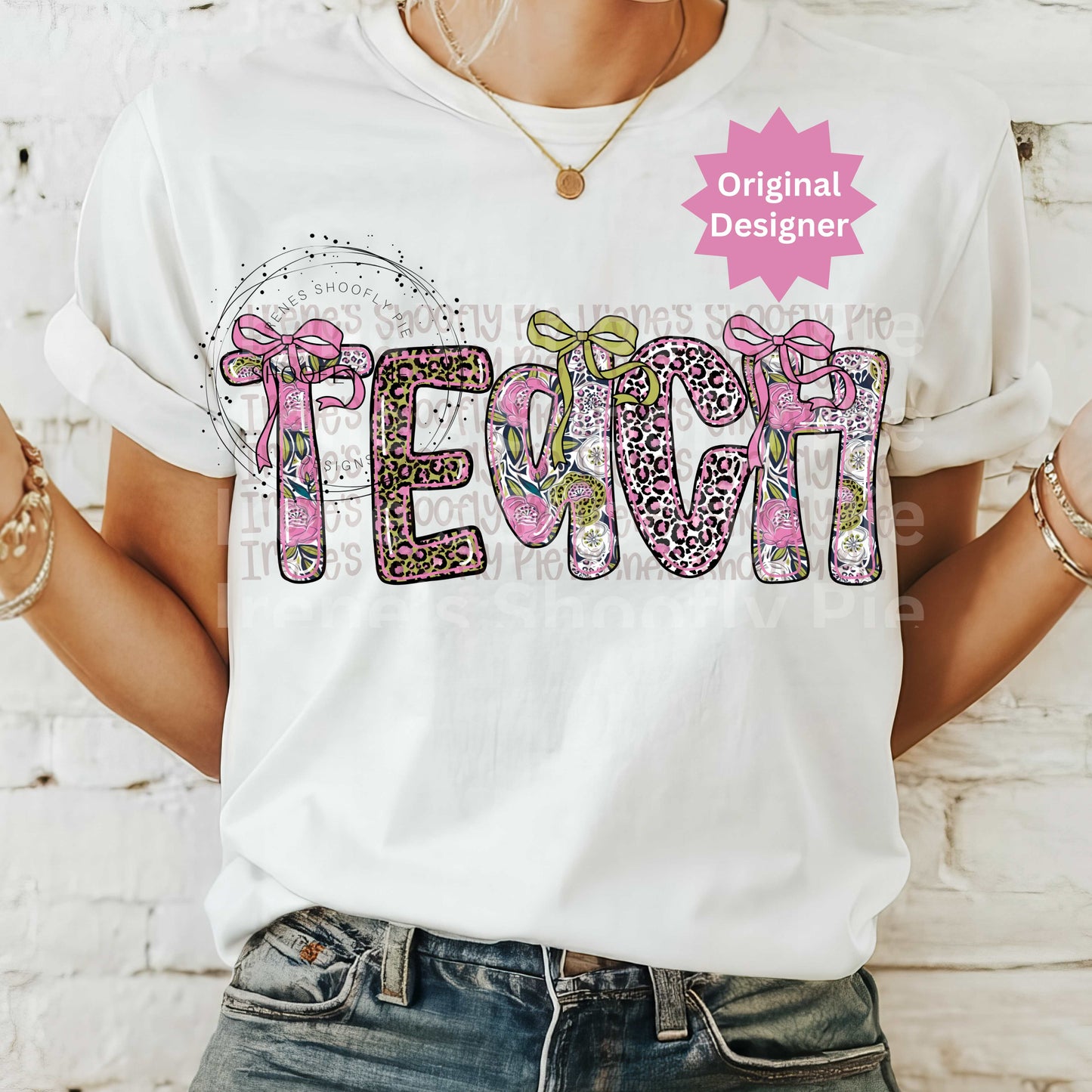 Coquette Floral Teach PNG