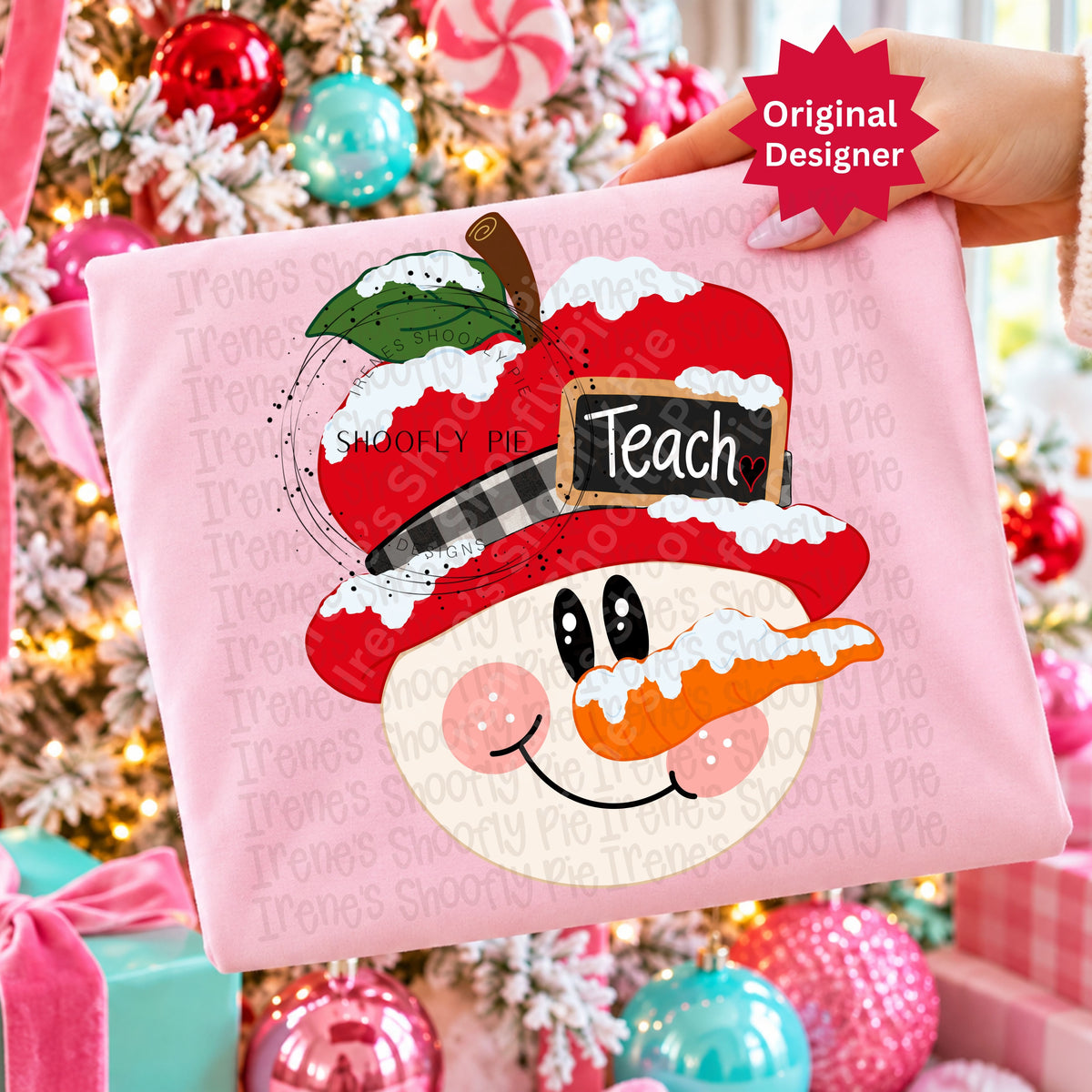 Snowman Teacher PNG