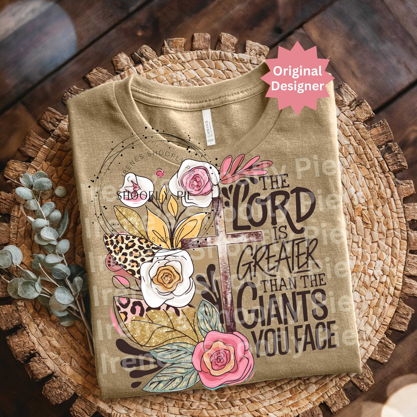 The Lord Is Greater Than the Giants You Face PNG - Christian Inspirational PNG