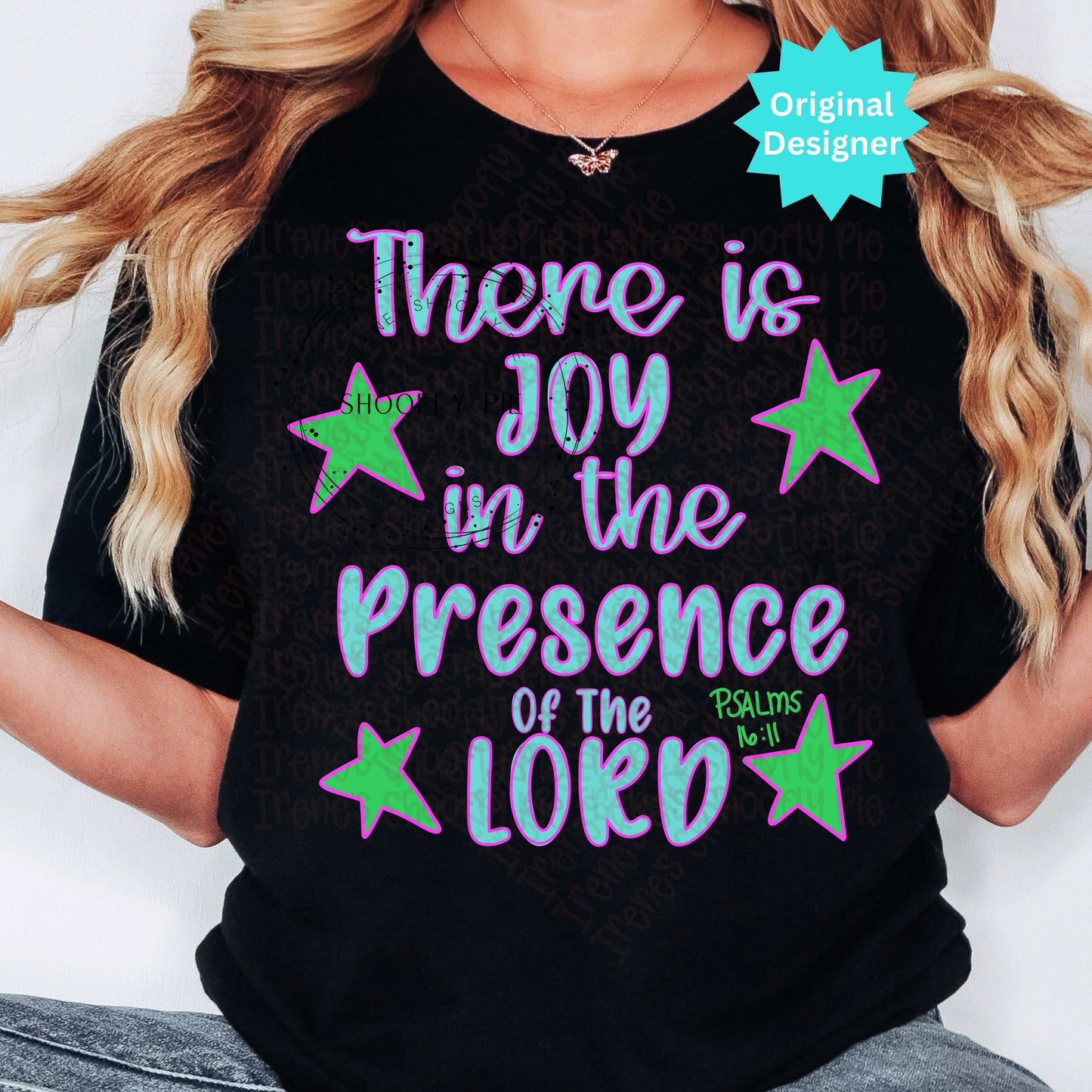 Christian Bible Verse Tshirt PNG - There is Joy In the Presence of the LORD PNG