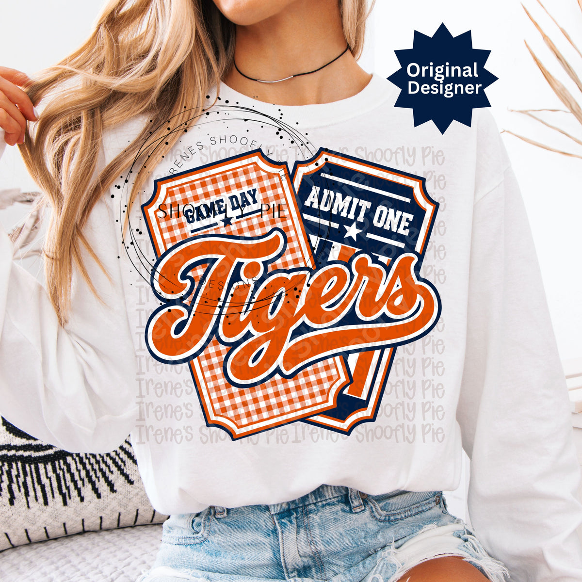 Tigers Game Day Ticket PNG