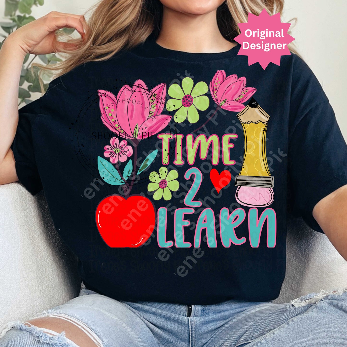 Time to Learn PNG - Back To School PNG