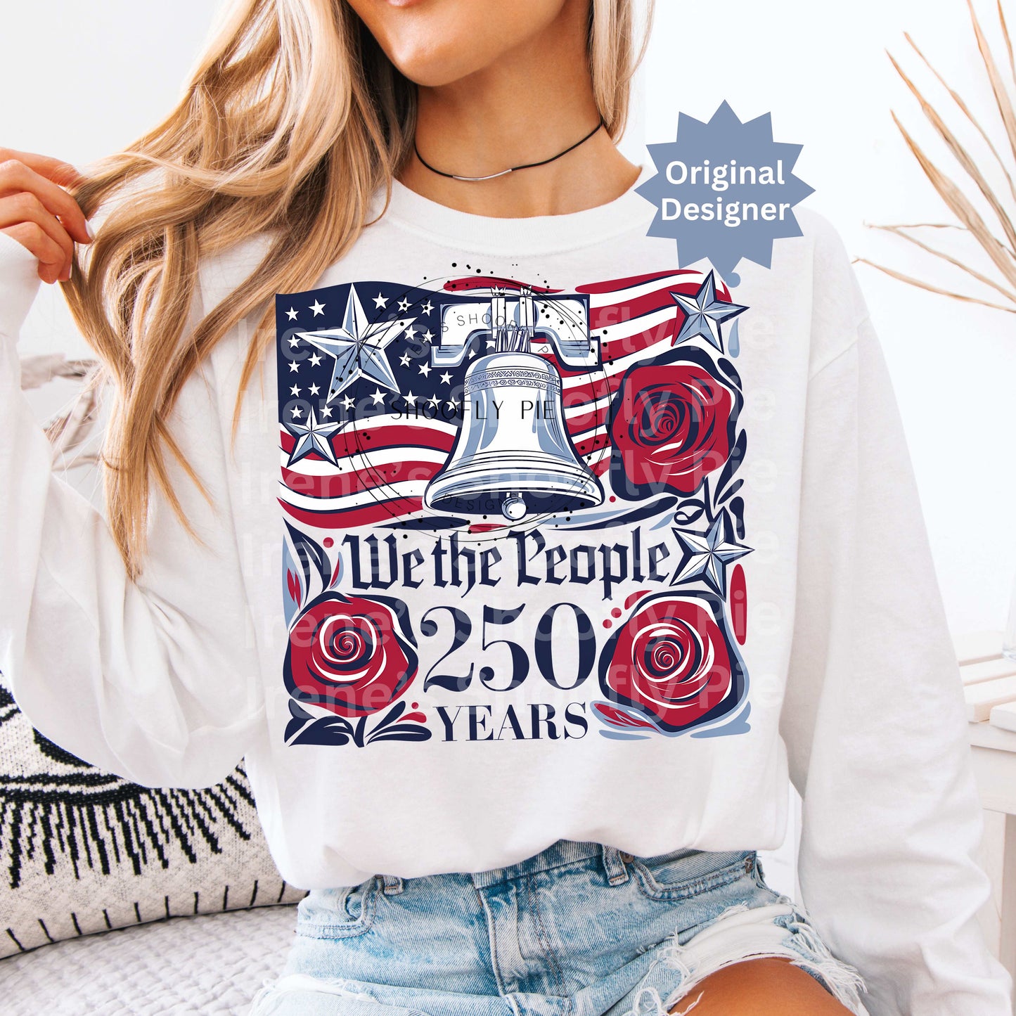 USA 250th Anniversary Png - We The People 4th of July Png