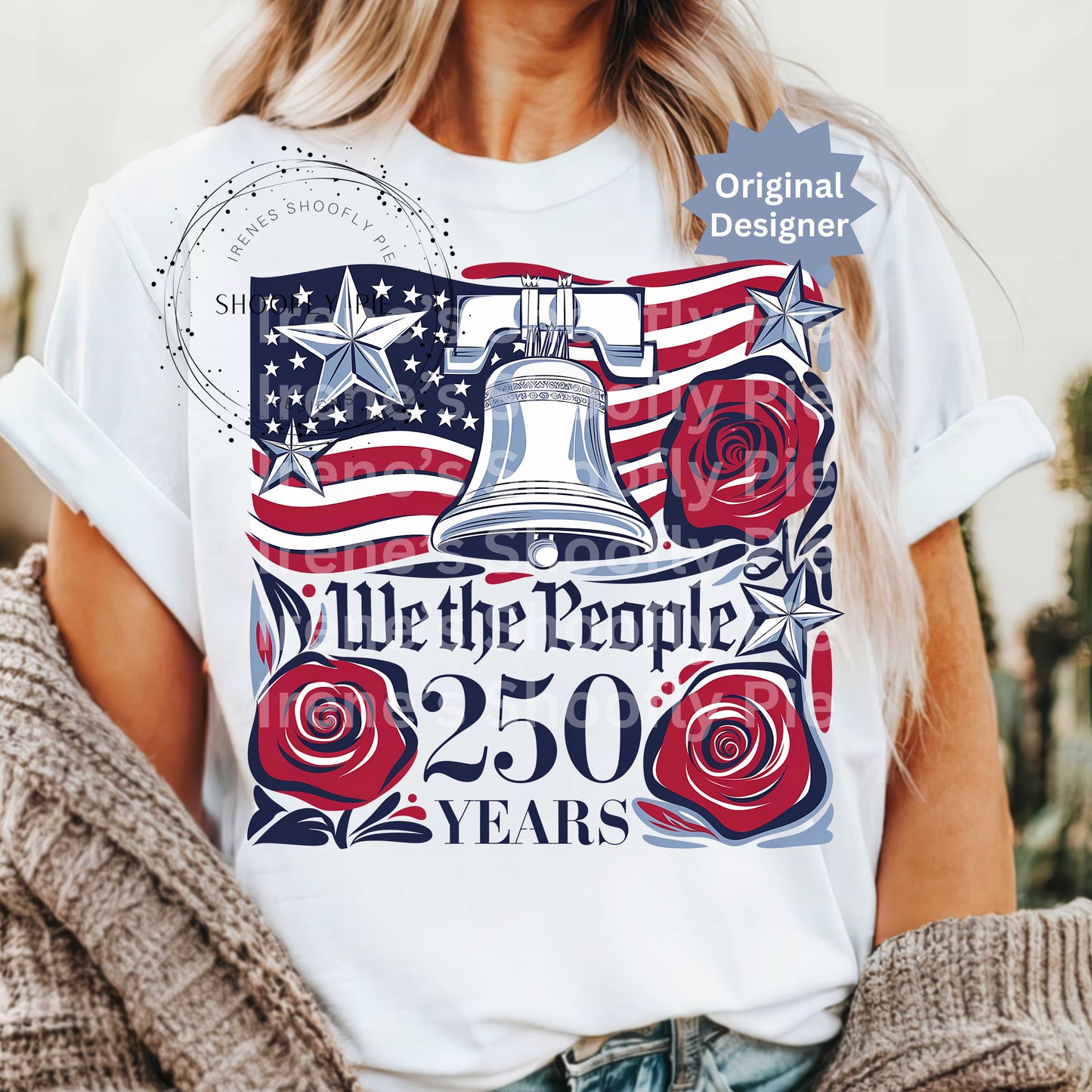USA 250th Anniversary Png - We The People 4th of July Png