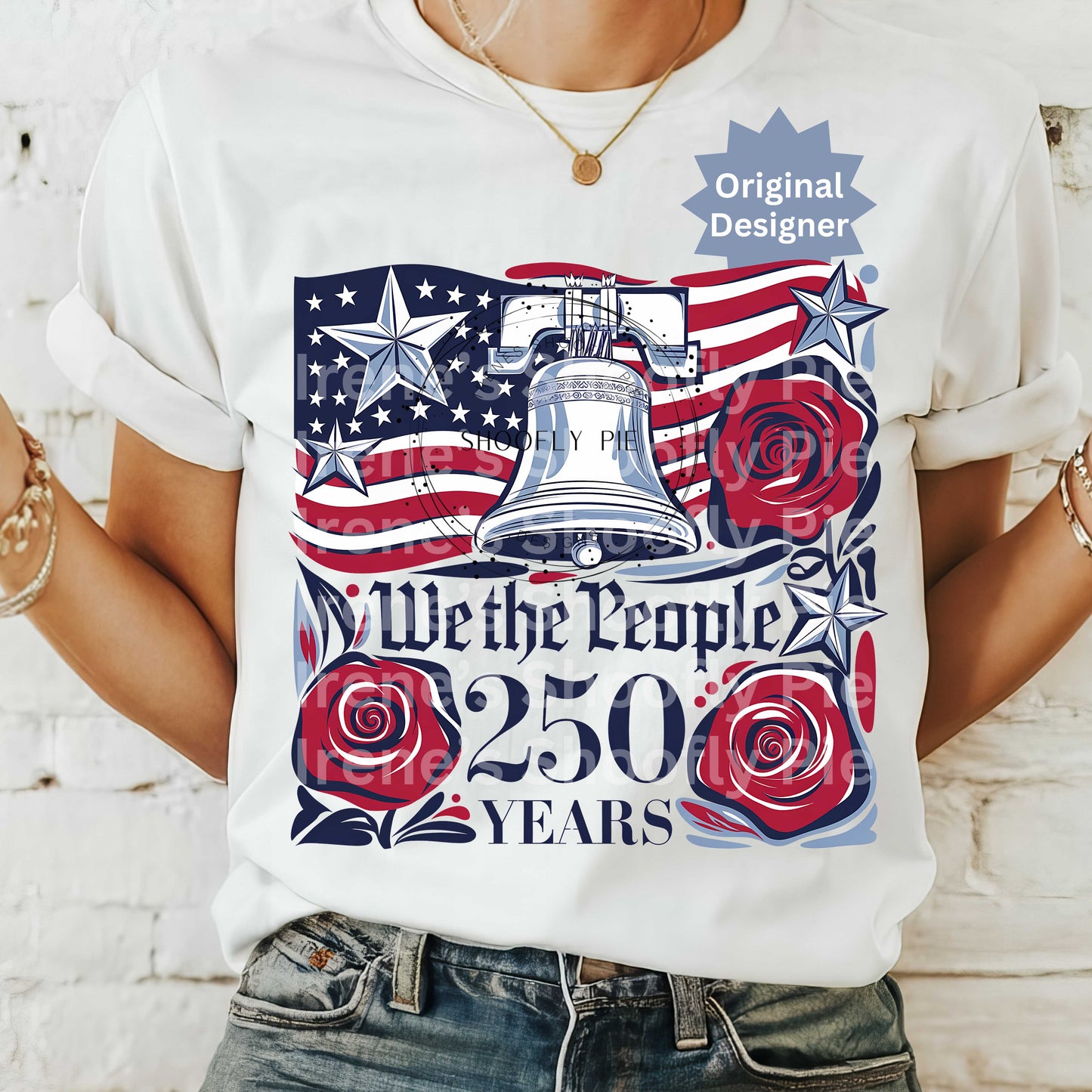 USA 250th Anniversary Png - We The People 4th of July Png
