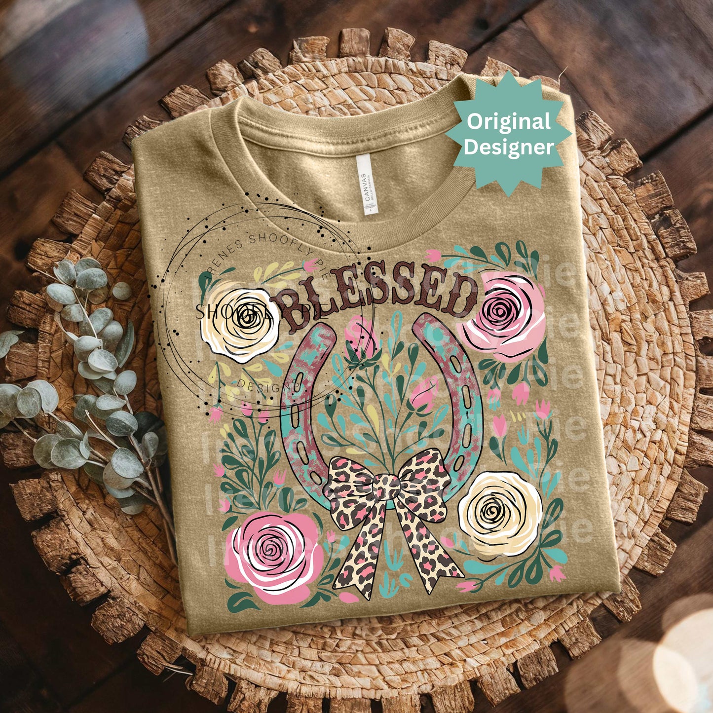 Western Coquette Horseshoe Blessed PNG