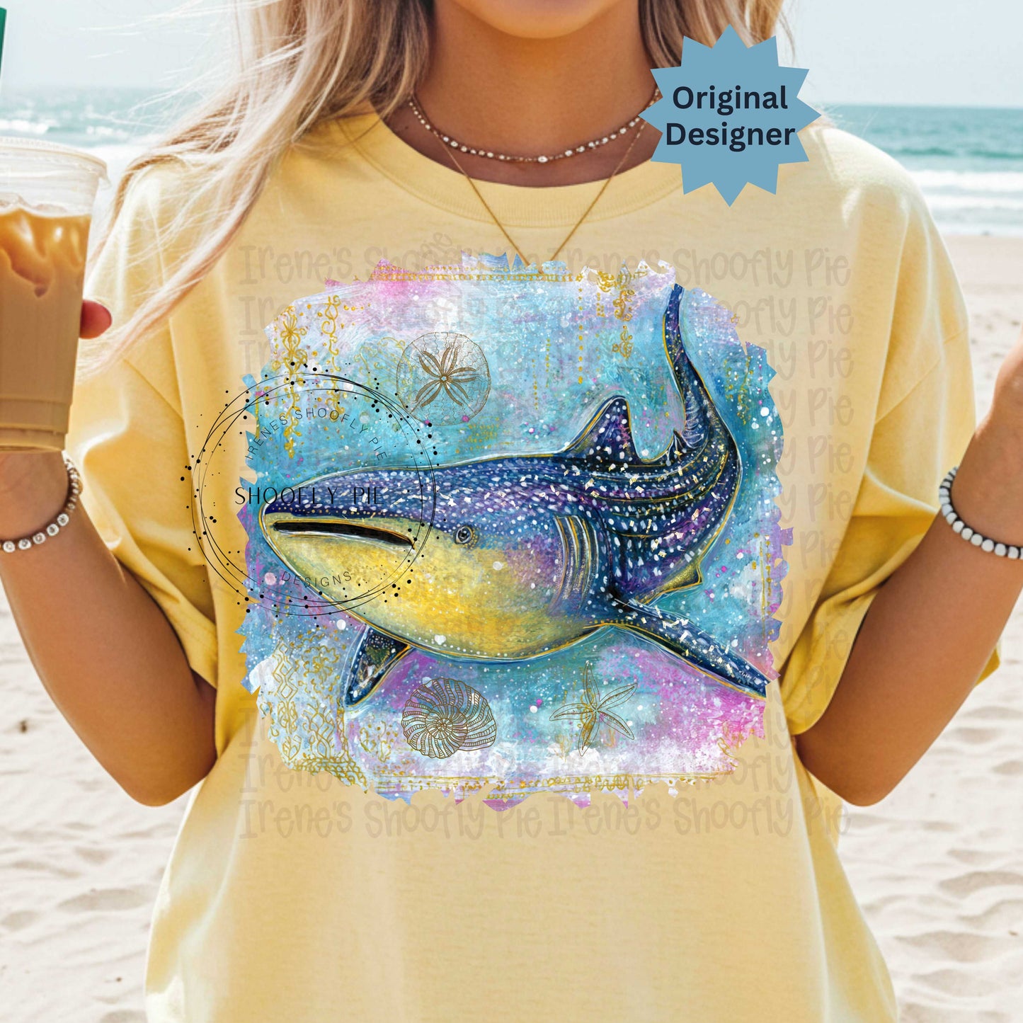 Summer Whale Shark PNG