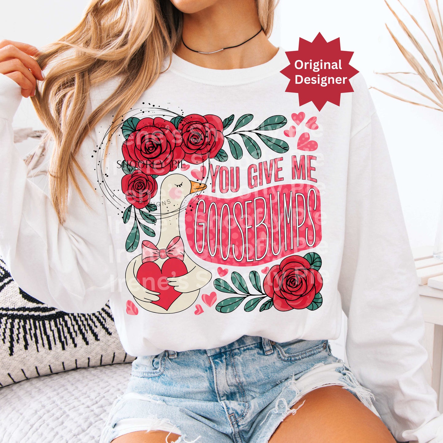 You Give Me Goosebumps Valentine's Day T-shirt PNG