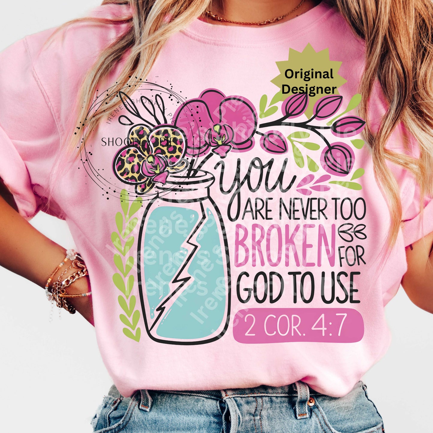 Bible Verse Christian PNG - You Are Never Too Broken For God To Use PNG